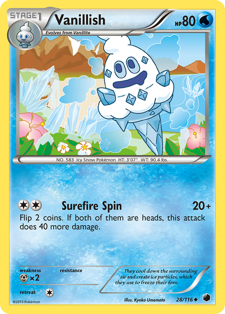 Vanillish (28/116) [Black &amp; White: Plasma Freeze] 