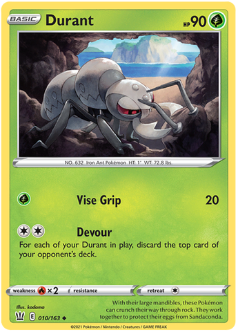 Durant (010/163) [Sword &amp; Shield: Battle Styles] 