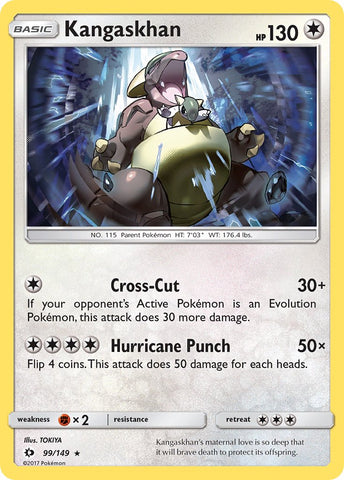 Kangaskhan (99/149) (Theme Deck Exclusive) [Sun &amp; Moon: Base Set] 