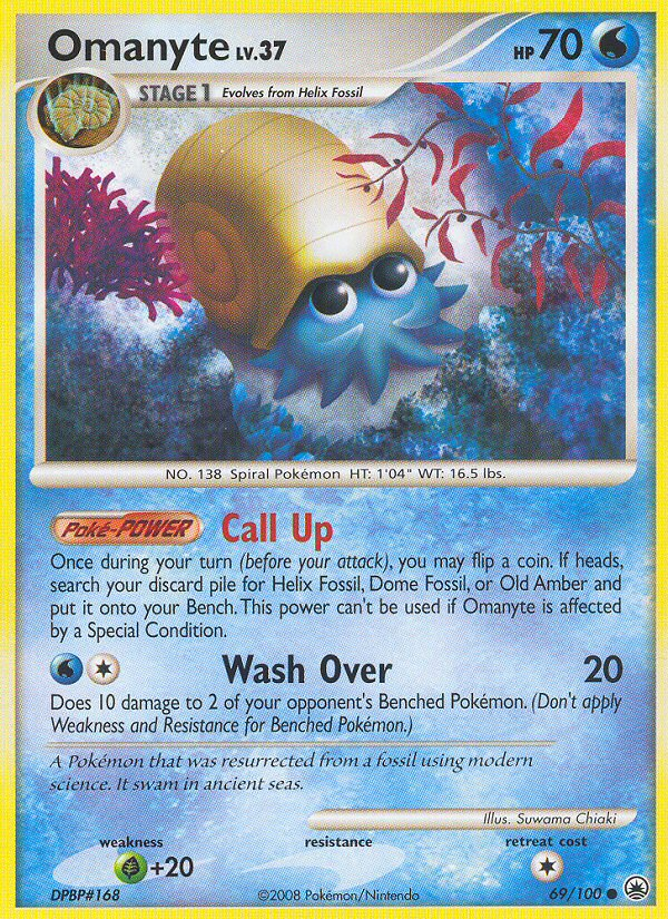 Omanyte (69/100) [Diamond &amp; Pearl: Majestic Dawn] 