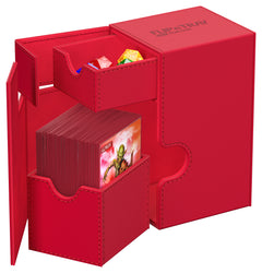 Ultimate Guard - Boîte pour deck Flip 'N' Tray (80+) [ROUGE]