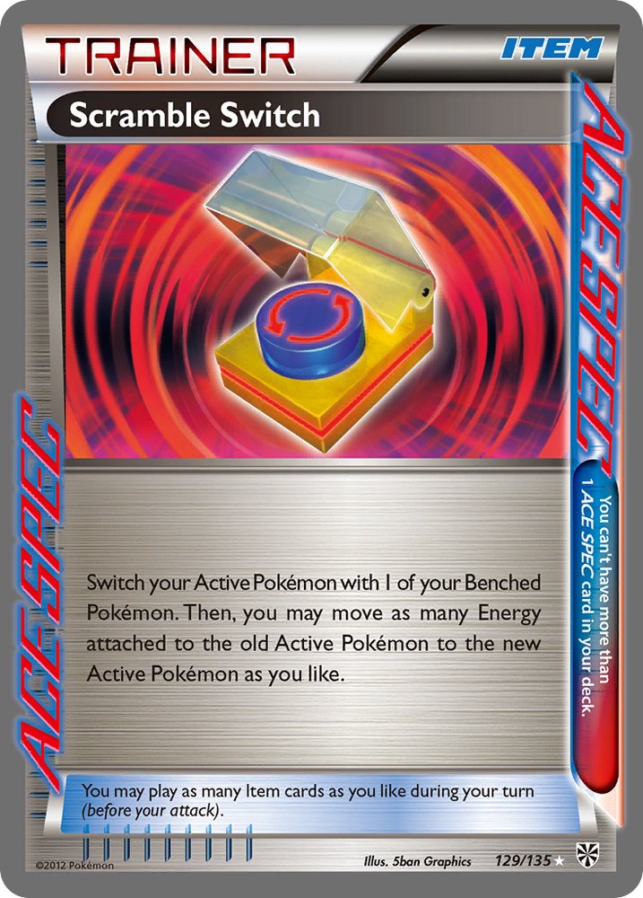 Scramble Switch (129/135) [Black &amp; White: Plasma Storm] 