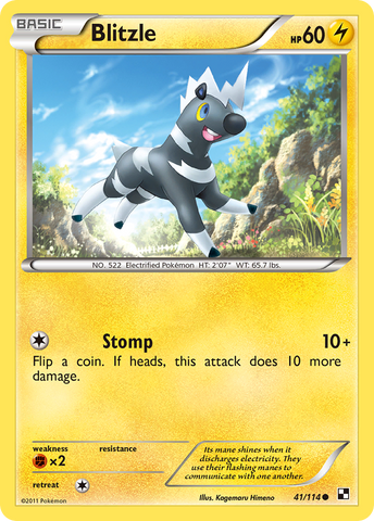 Blitzle (41/114) [Black &amp; White: Base Set] 