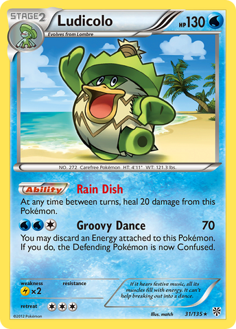 Ludicolo (31/135) [Black &amp; White: Plasma Storm] 