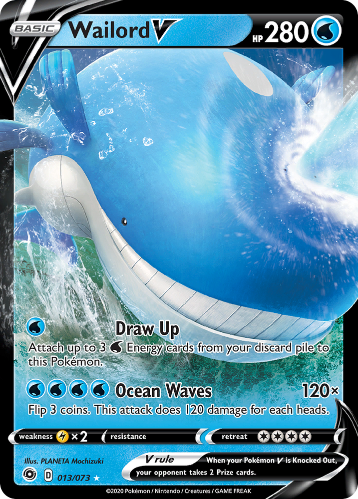Wailord V (013/073) [Sword &amp; Shield: Champion's Path] 