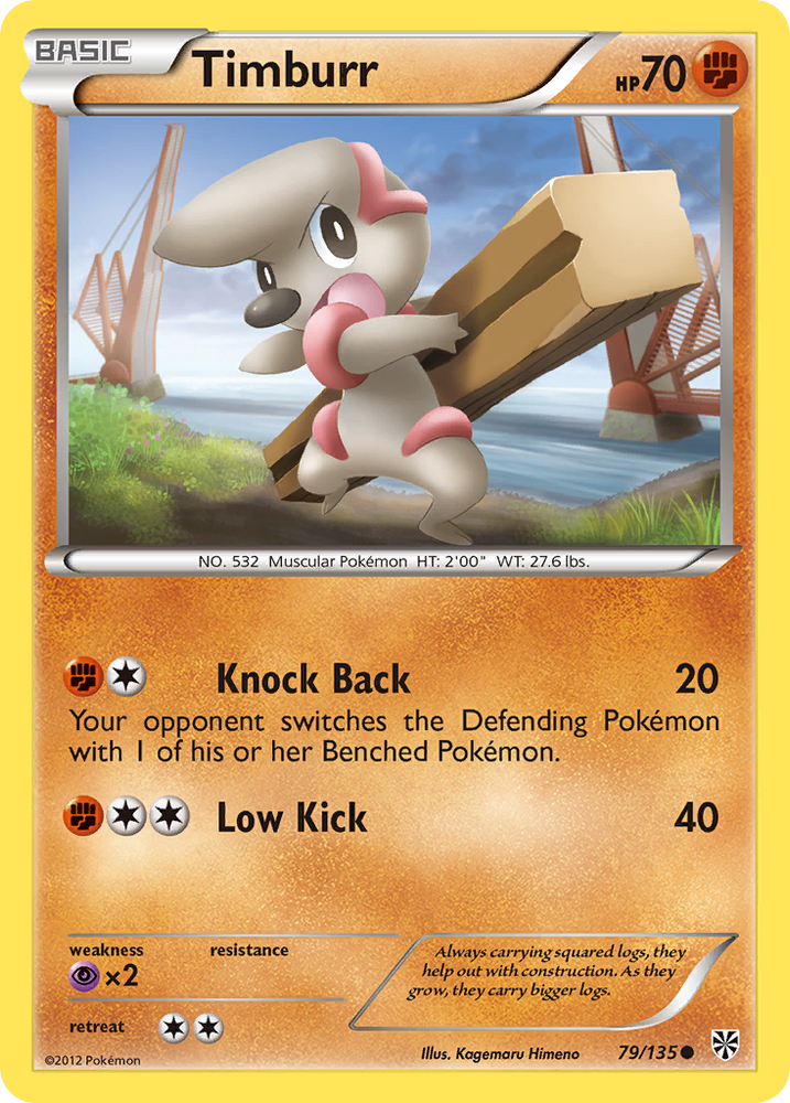 Timburr (79/135) [Black &amp; White: Plasma Storm] 