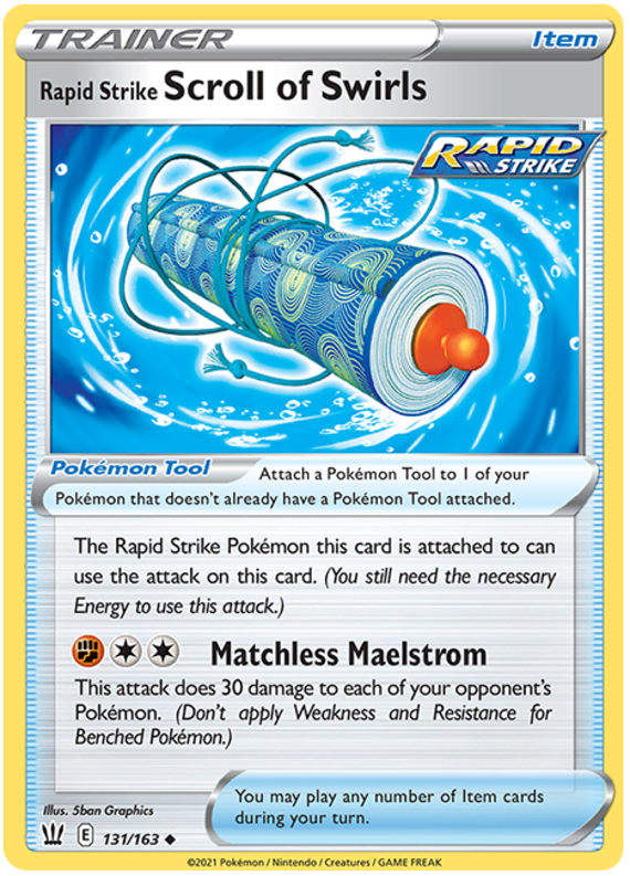 Rapid Strike Scroll of Swirls (131/163) [Sword &amp; Shield: Battle Styles] 