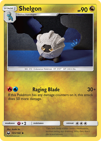 Shelgon (105/168) [Sun &amp; Moon: Celestial Storm] 