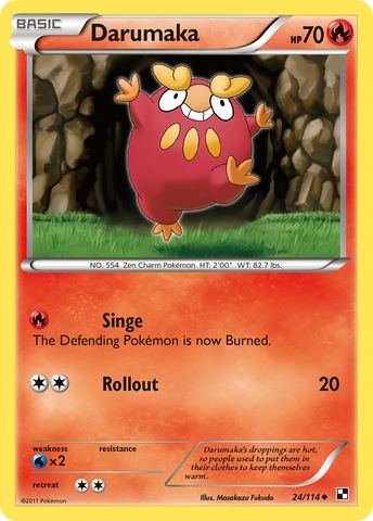 Darumaka (24/114) [Black &amp; White: Base Set] 