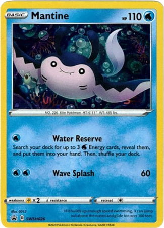 Mantine (SWSH026) [Sword &amp; Shield: Black Star Promos] 