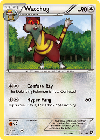 Watchog (79/114) [Black &amp; White: Base Set] 