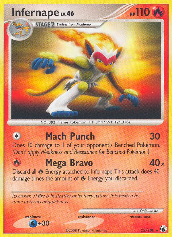 Infernape (22/100) [Diamond &amp; Pearl: Majestic Dawn] 