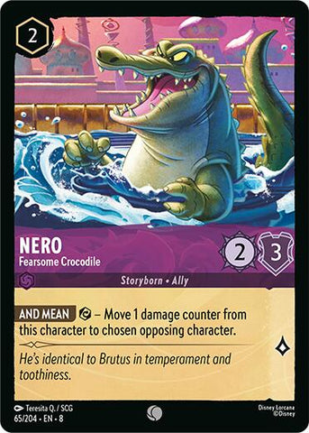 Nero - Fearsome Crocodile (65/204) [Reign of Jafar]