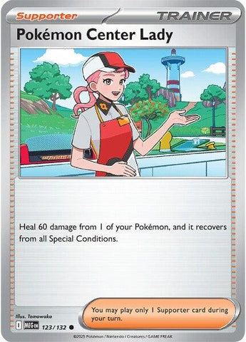 Pokemon Center Lady (123/132) [Mega Evolution: Base Set]