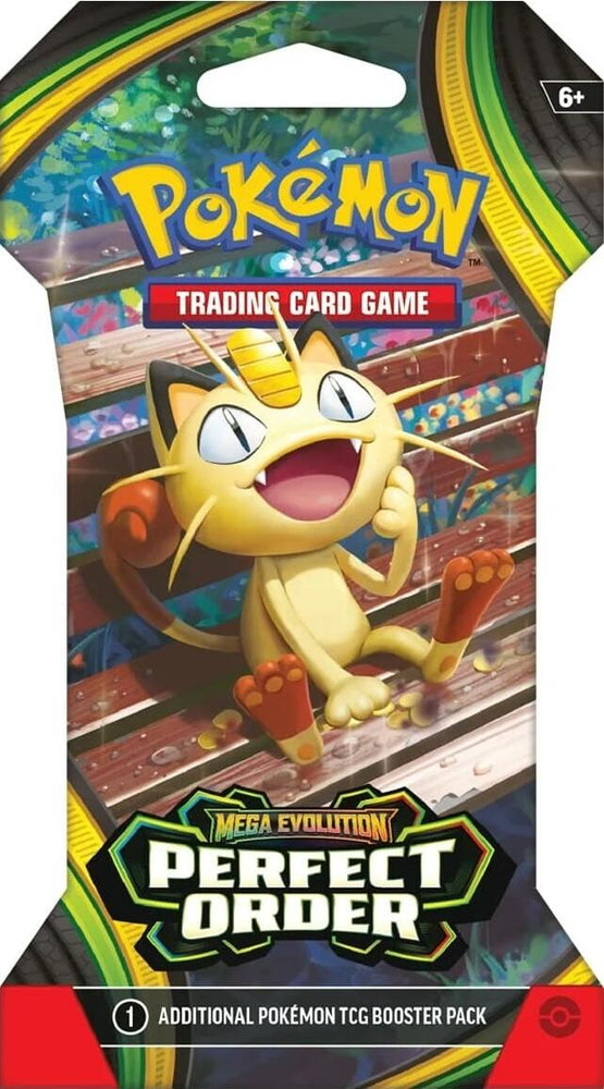 Mega Evolution: Perfect Order - Sleeved Booster Pack (Meowth Art)