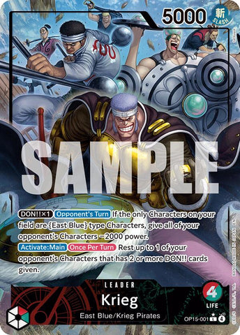 Krieg (Alternate Art) [Adventure on Kami's Island]