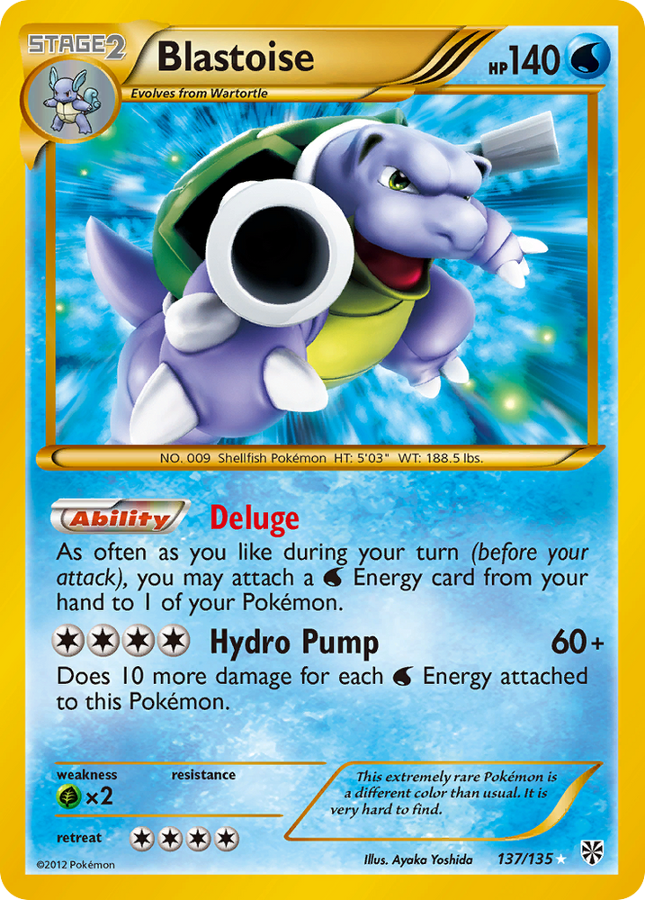 Blastoise (137/135) [Black &amp; White: Plasma Storm] 