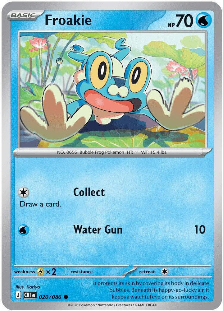 Froakie (020/086) [Mega Evolution: Chaos Rising]
