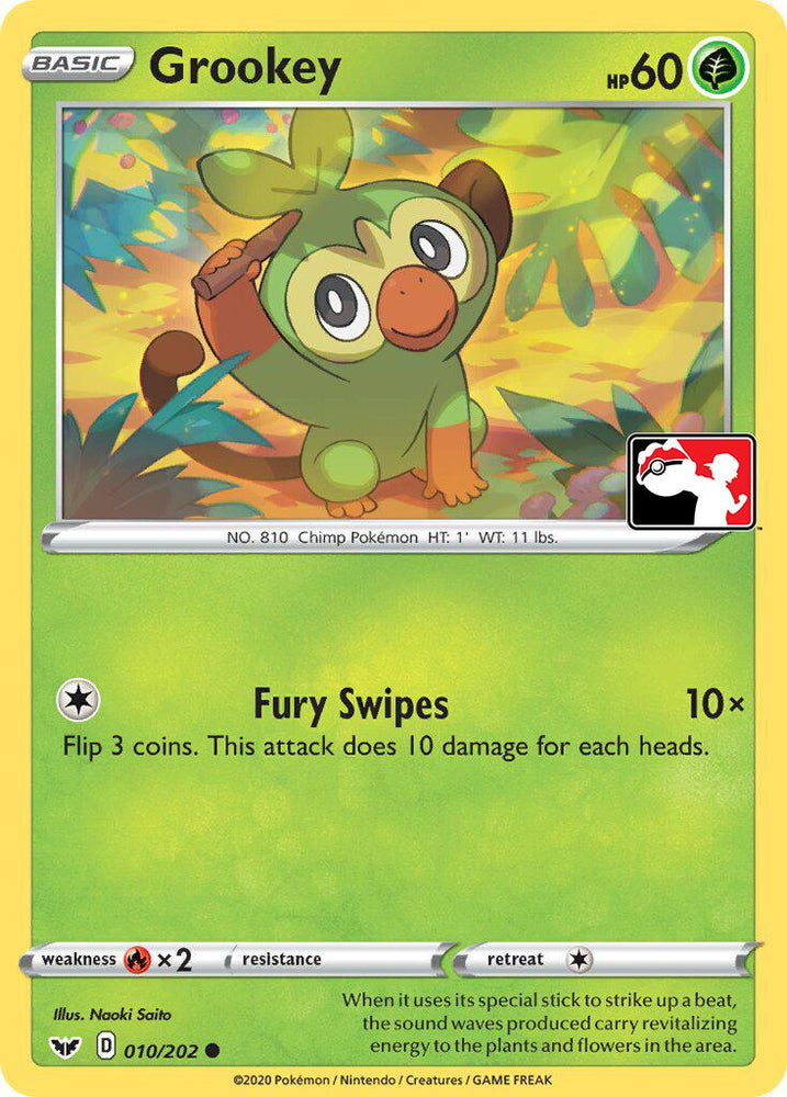 Grookey (011/202) (Library Exclusive) [Sword & Shield: Base Set]