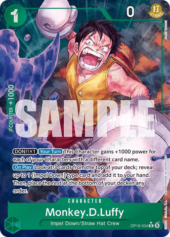Monkey.D.Luffy (Alternate Art) [The Time of Battle]