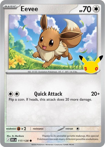 Eevee (117/128) [Mega Evolution: 30th Celebration]