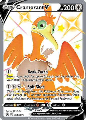 Cramorant V (SWSH086) [Sword &amp; Shield: Black Star Promos] 