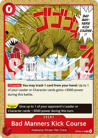 Bad Manners Kick Course [Starter Deck: RED Monkey.D.Luffy]