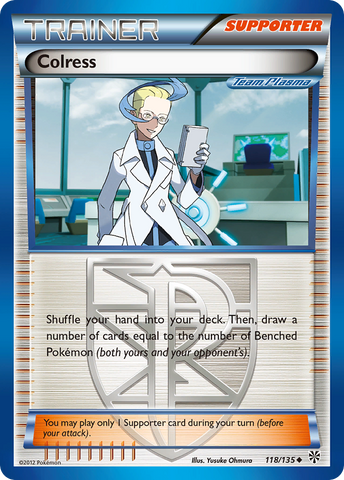 Colress (118/135) [Black &amp; White: Plasma Storm] 