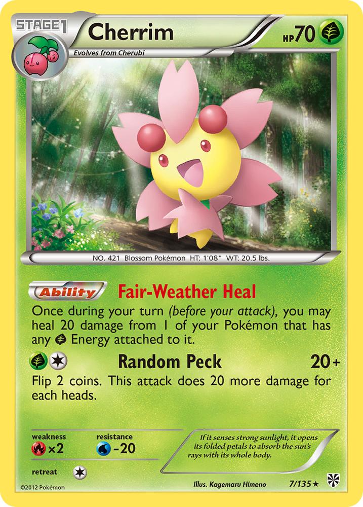 Cherrim (7/135) [Black &amp; White: Plasma Storm] 