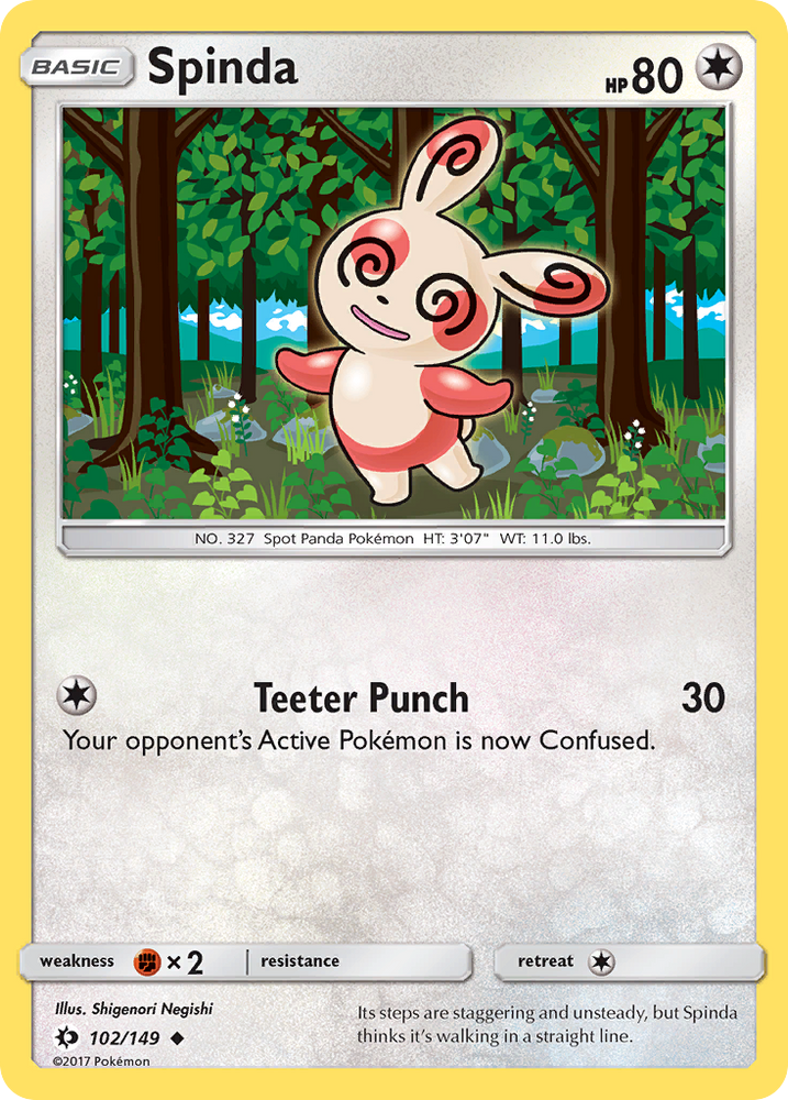 Spinda (102/149) [Sun &amp; Moon: Base Set] 