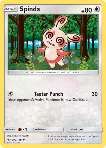 Spinda (102/149) [Sun &amp; Moon: Base Set] 