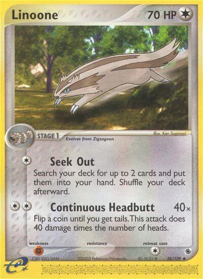 Linoone (38/109) [EX: Ruby &amp; Sapphire] 