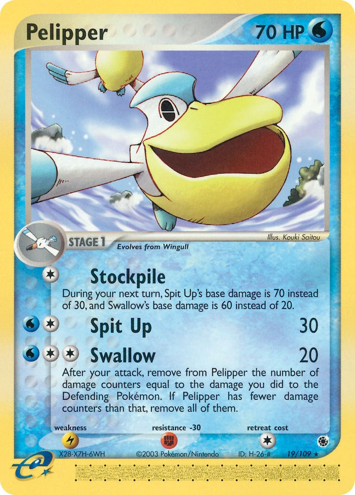 Pelipper (19/109) [EX: Ruby &amp; Sapphire] 