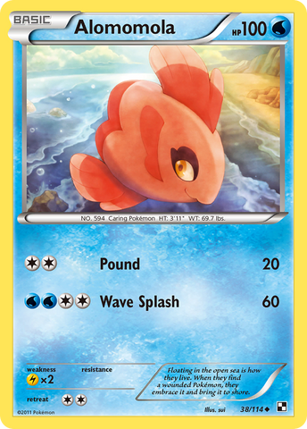 Alomomola (38/114) [Black &amp; White: Base Set] 