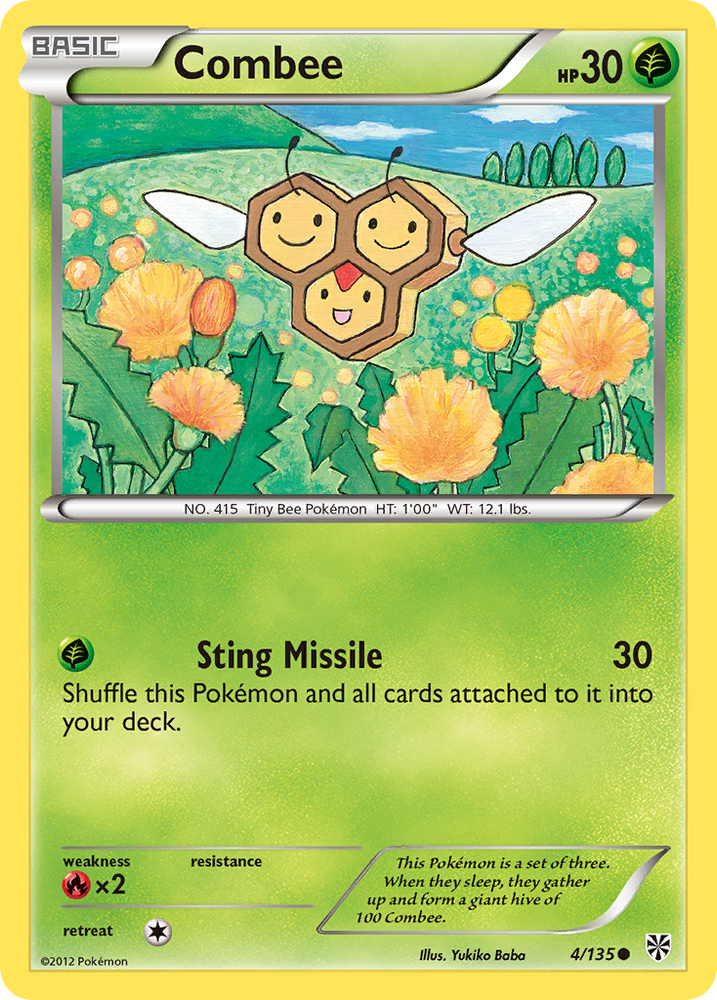 Combee (4/135) [Black &amp; White: Plasma Storm] 
