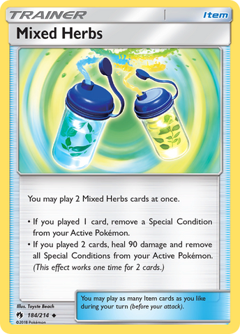Mixed Herbs (184/214) [Sun &amp; Moon: Lost Thunder] 