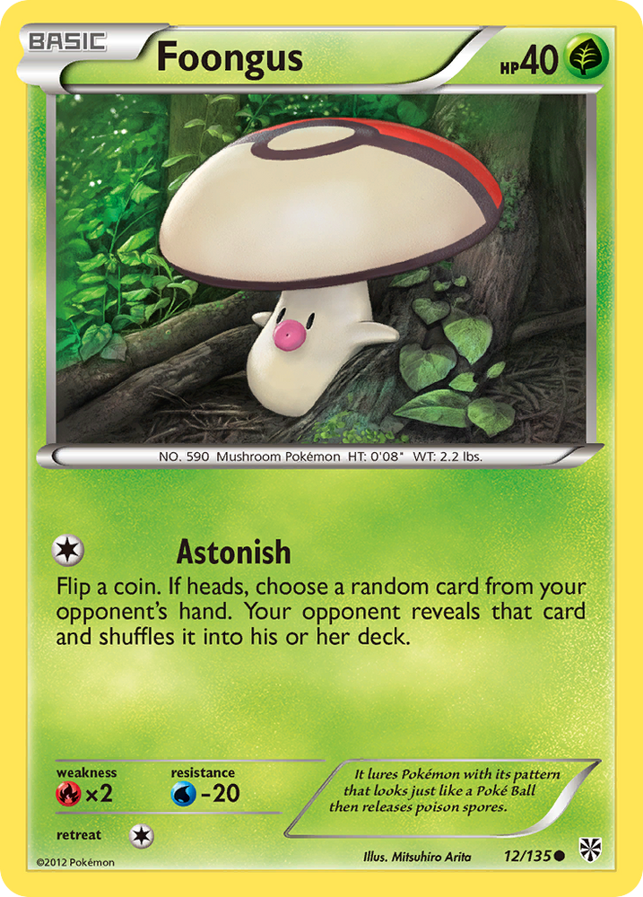 Foongus (12/135) [Black &amp; White: Plasma Storm] 