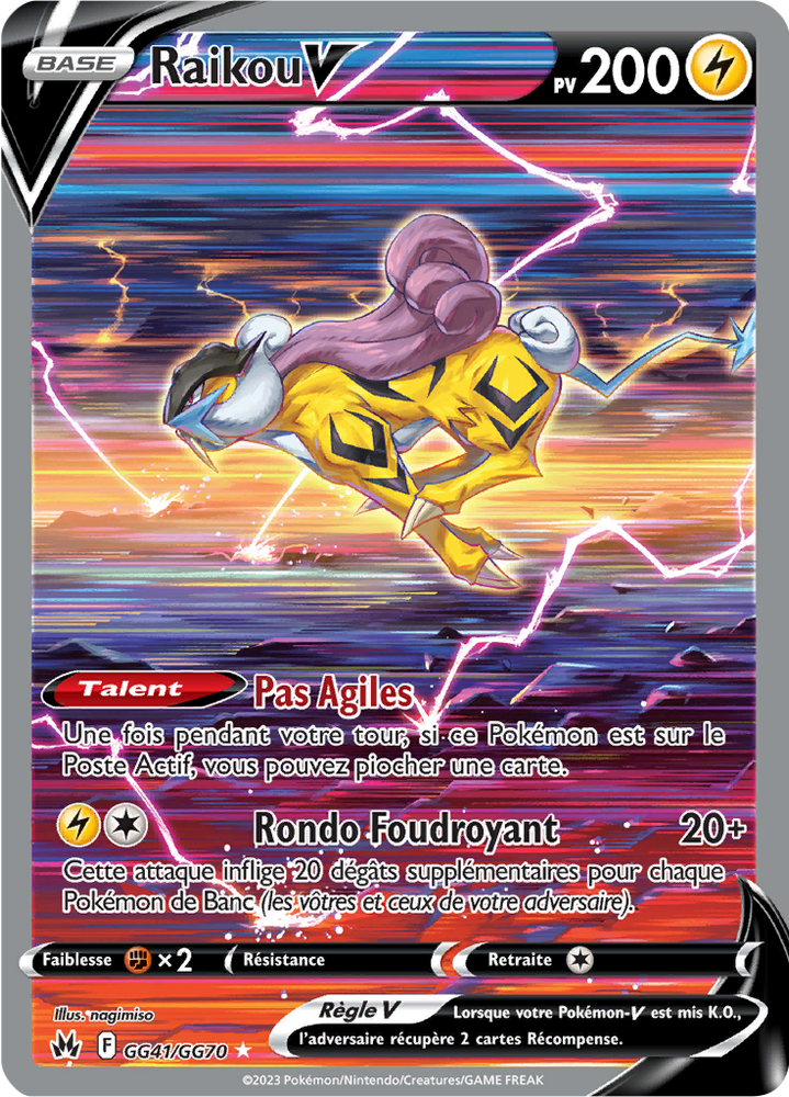 Raikou V (GG41/GG70) [Sword &amp; Shield: Crown Zenith] 