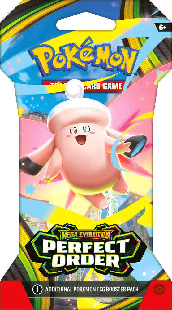 Mega Evolution: Perfect Order - Sleeved Booster Pack (Mega Clefable Art)