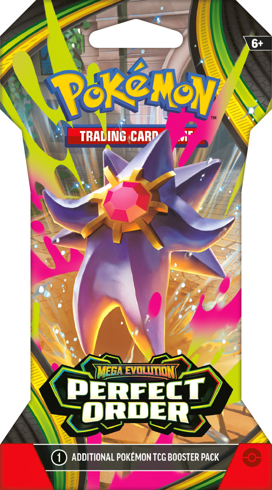 Mega Evolution: Perfect Order - Sleeved Booster Pack (Mega Starmie Art)