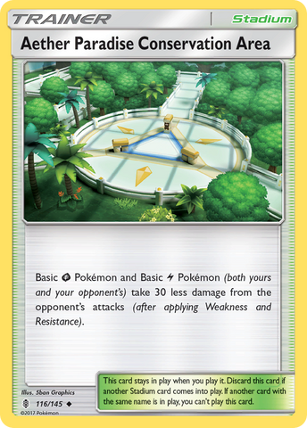 Aether Paradise Conservation Area (116/145) [Sun &amp; Moon: Guardians Rising] 
