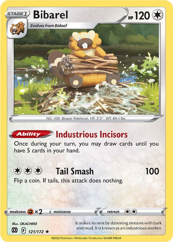Bibarel (121/172) [Sword &amp; Shield: Brilliant Stars] 