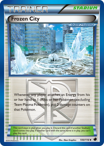 Frozen City (100/116) [Black &amp; White: Plasma Freeze] 