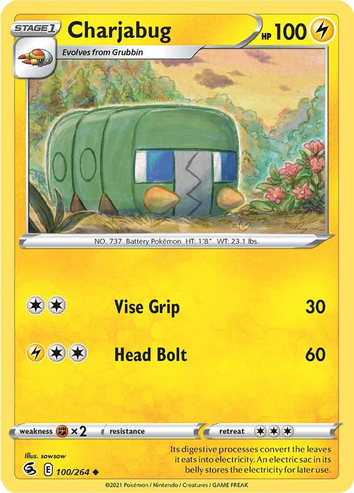 Charjabug (100/264) [Sword &amp; Shield: Fusion Strike] 