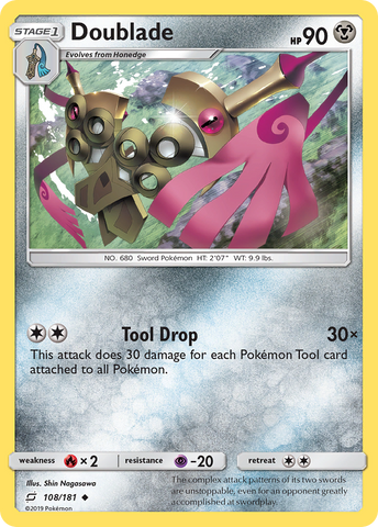 Doublade (108/181) [Sun &amp; Moon: Team Up] 
