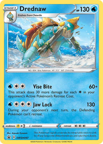 Drednaw (SWSH047) [Sword &amp; Shield: Black Star Promos] 