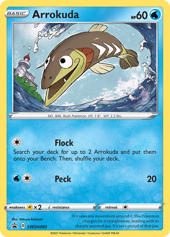 Arrokuda (SWSH093) [Sword &amp; Shield: Black Star Promos] 