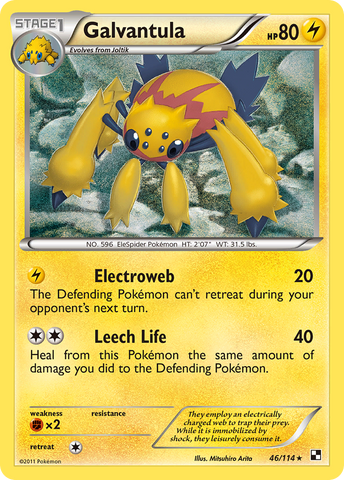 Galvantula (46/114) [Black &amp; White: Base Set] 