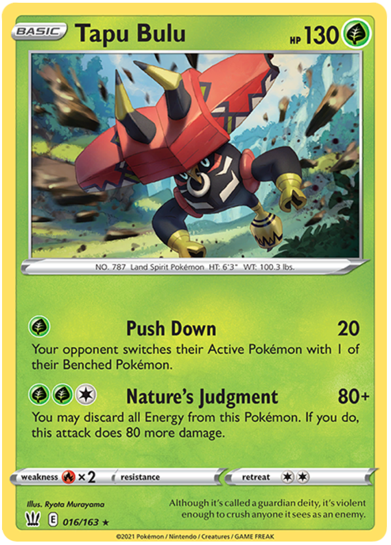 Tapu Bulu (016/163) [Sword &amp; Shield: Battle Styles] 
