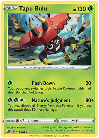 Tapu Bulu (016/163) [Sword &amp; Shield: Battle Styles] 